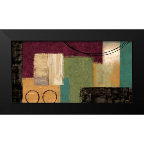 Night Moves Black Modern Wood Framed Art Print by Nelson, Brent