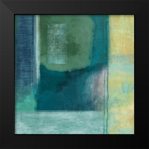 Interlude I Black Modern Wood Framed Art Print by Nelson, Brent