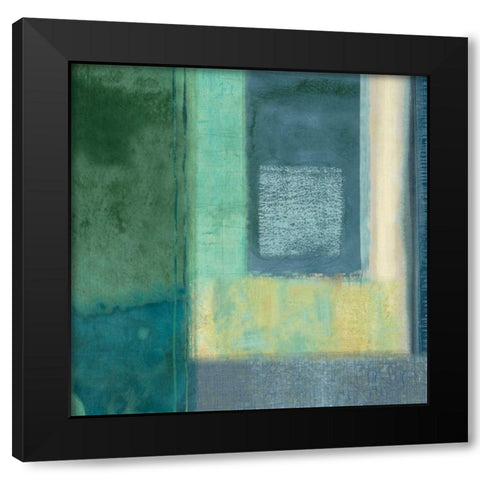 Interlude II Black Modern Wood Framed Art Print by Nelson, Brent