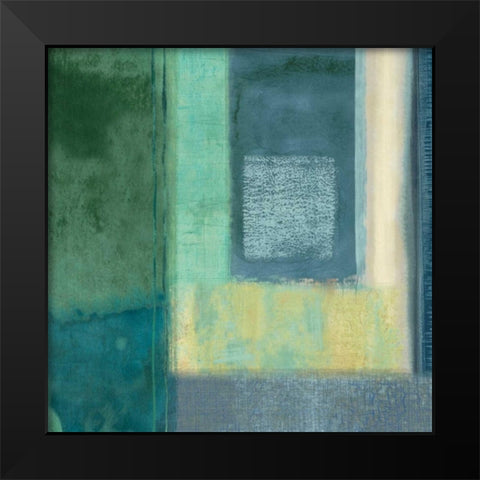 Interlude II Black Modern Wood Framed Art Print by Nelson, Brent
