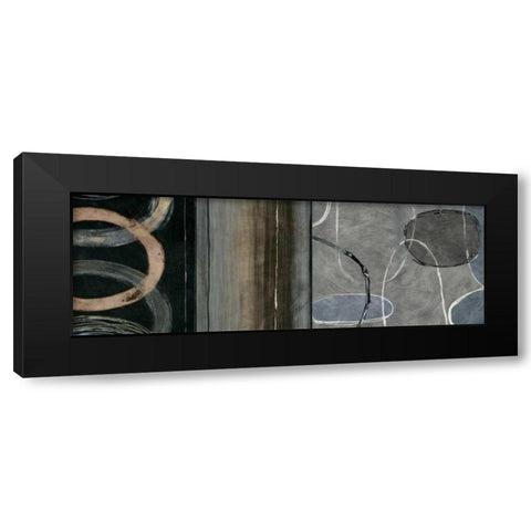 Elation Sensation II Black Modern Wood Framed Art Print with Double Matting by Nelson, Brent