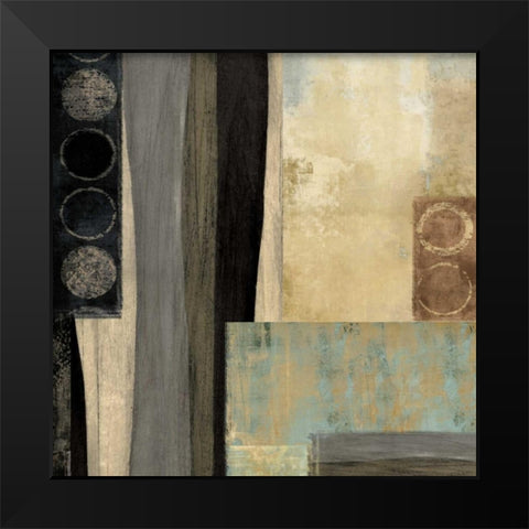 By the Way I Black Modern Wood Framed Art Print by Nelson, Brent