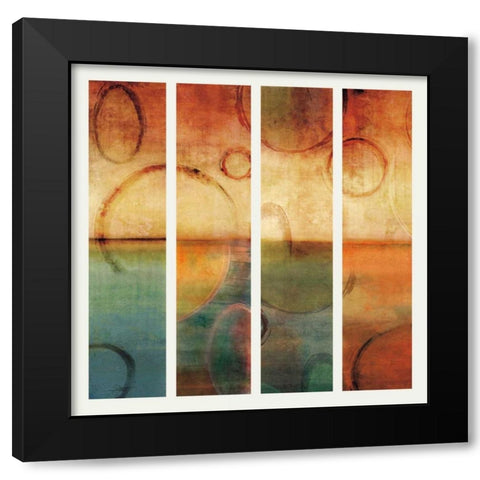 Horizons I Black Modern Wood Framed Art Print by Nelson, Brent