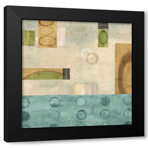 Variations I Black Modern Wood Framed Art Print by Nelson, Brent