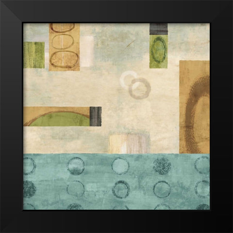 Variations I Black Modern Wood Framed Art Print by Nelson, Brent