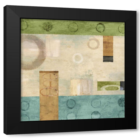 Variations II Black Modern Wood Framed Art Print by Nelson, Brent