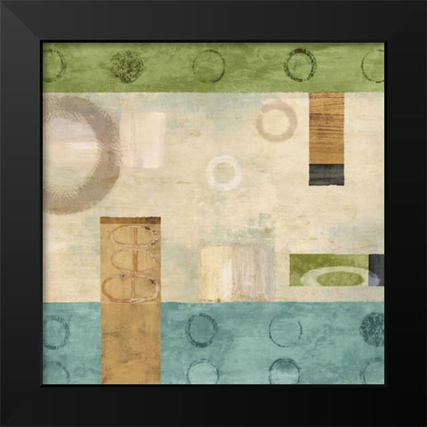 Variations II Black Modern Wood Framed Art Print by Nelson, Brent