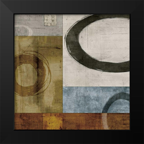 Remix II Black Modern Wood Framed Art Print by Nelson, Brent