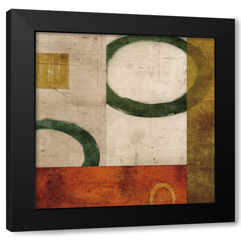 Next I Black Modern Wood Framed Art Print by Nelson, Brent
