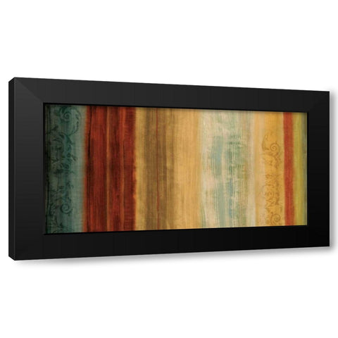 Nuanced II Black Modern Wood Framed Art Print with Double Matting by Nelson, Brent