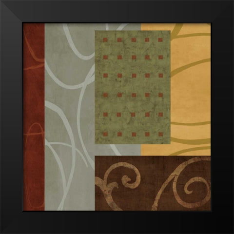 Verve I Black Modern Wood Framed Art Print by Nelson, Brent