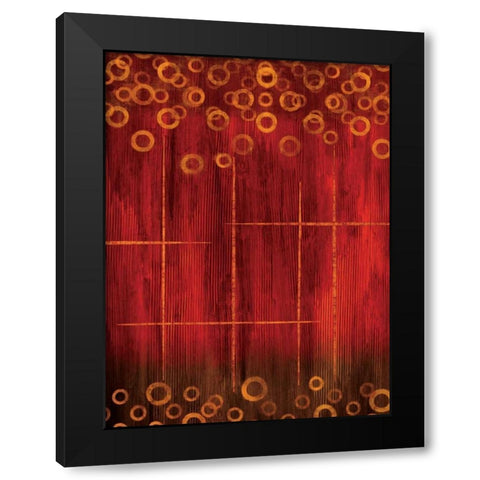 Ascending I Black Modern Wood Framed Art Print by Nelson, Brent