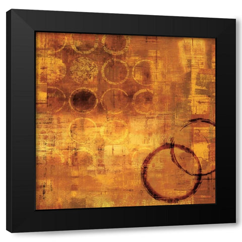 De Oro Black Modern Wood Framed Art Print with Double Matting by Nelson, Brent