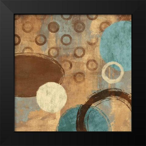 Happy Go Lucky I Black Modern Wood Framed Art Print by Nelson, Brent