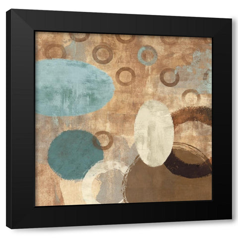 Happy Go Lucky II Black Modern Wood Framed Art Print with Double Matting by Nelson, Brent