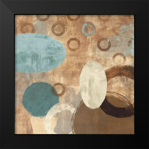 Happy Go Lucky II Black Modern Wood Framed Art Print by Nelson, Brent