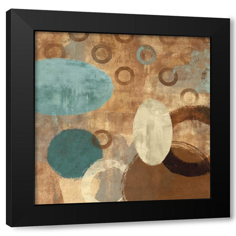 Happy Go Lucky II Black Modern Wood Framed Art Print by Nelson, Brent