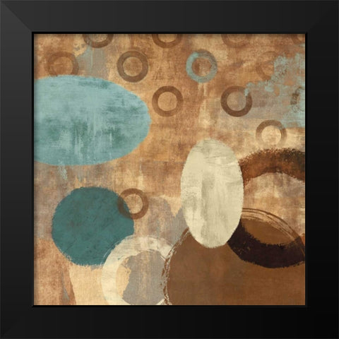 Happy Go Lucky II Black Modern Wood Framed Art Print by Nelson, Brent