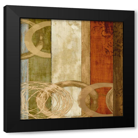 Behind the Scenes II Black Modern Wood Framed Art Print with Double Matting by Nelson, Brent