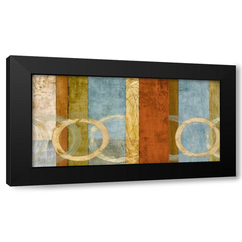 Inside Out Black Modern Wood Framed Art Print by Nelson, Brent