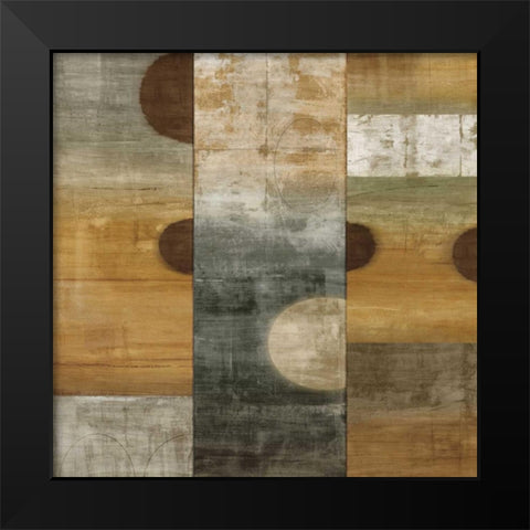 Roundabout I Black Modern Wood Framed Art Print by Nelson, Brent