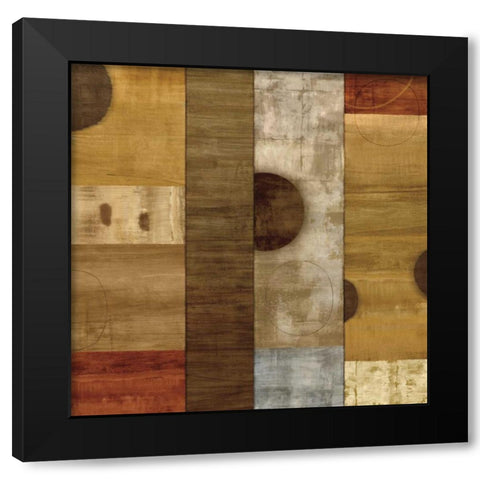Roundabout II Black Modern Wood Framed Art Print by Nelson, Brent