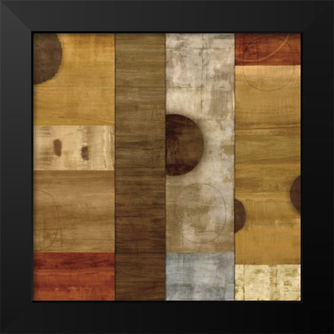 Roundabout II Black Modern Wood Framed Art Print by Nelson, Brent