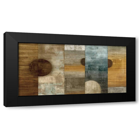 Passing By Black Modern Wood Framed Art Print with Double Matting by Nelson, Brent