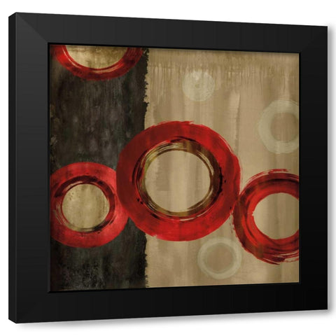 On A Roll I Black Modern Wood Framed Art Print with Double Matting by Nelson, Brent