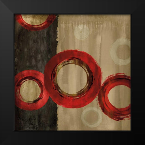 On A Roll I Black Modern Wood Framed Art Print by Nelson, Brent