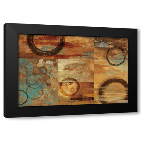 Its All Relative Black Modern Wood Framed Art Print with Double Matting by Nelson, Brent