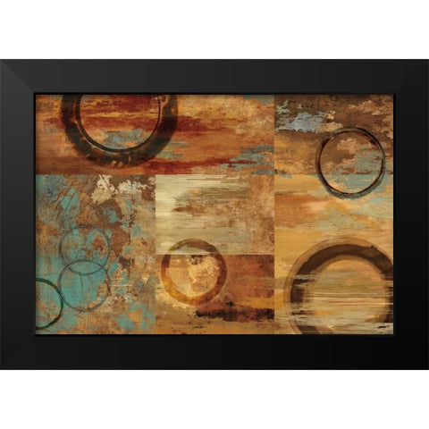 Its All Relative Black Modern Wood Framed Art Print by Nelson, Brent