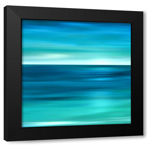Serene Black Modern Wood Framed Art Print with Double Matting by Anderson, Carly