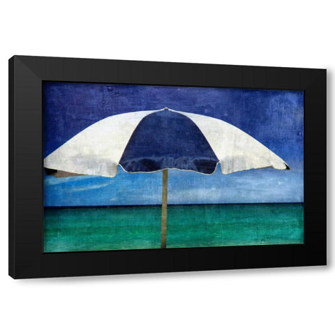 In The Shade Black Modern Wood Framed Art Print with Double Matting by Carter, Charlie