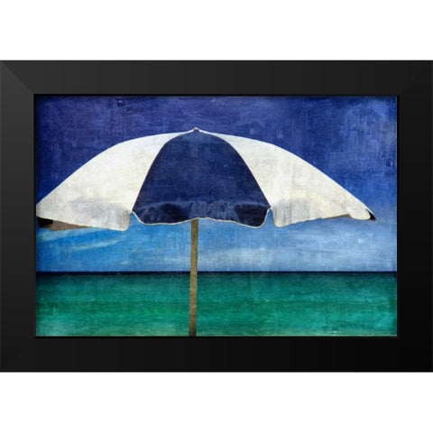 In The Shade Black Modern Wood Framed Art Print by Carter, Charlie