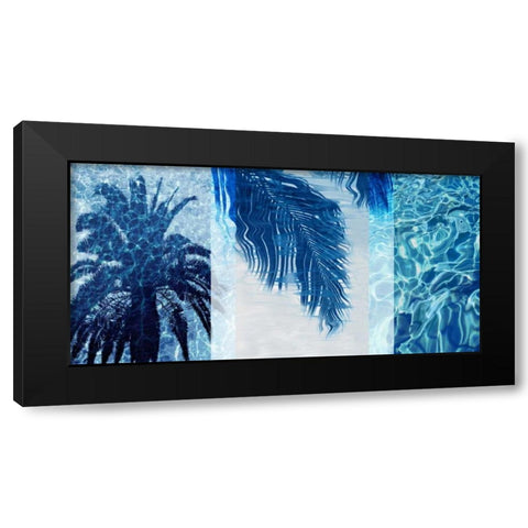 Palm Resort II Black Modern Wood Framed Art Print with Double Matting by Carter, Charlie