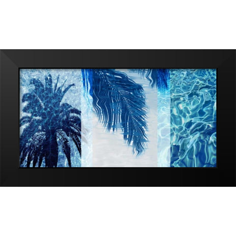 Palm Resort II Black Modern Wood Framed Art Print by Carter, Charlie
