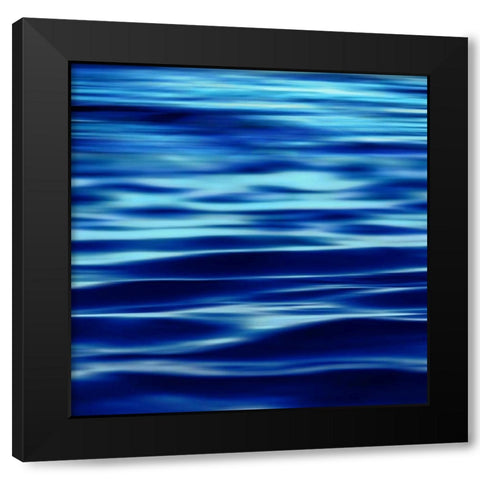 Deep Blue Sea Black Modern Wood Framed Art Print with Double Matting by Carter, Charlie