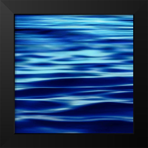 Deep Blue Sea Black Modern Wood Framed Art Print by Carter, Charlie