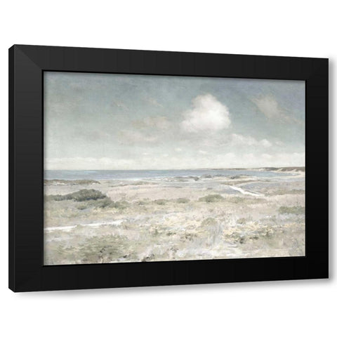 By the Shore Black Modern Wood Framed Art Print by McKee, Christy