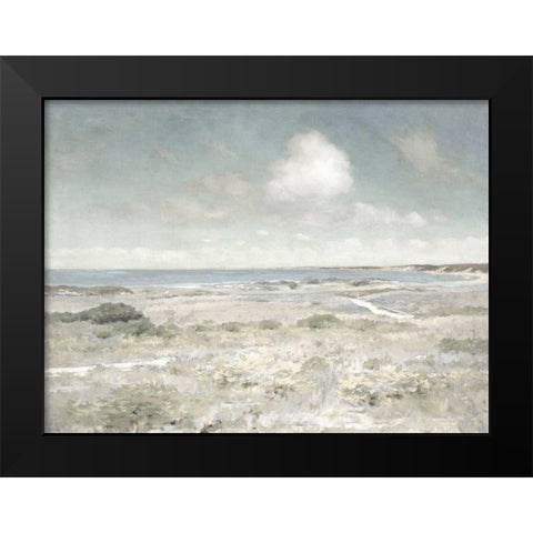 By the Shore Black Modern Wood Framed Art Print by McKee, Christy