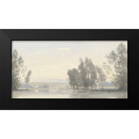 Morning Landscape Black Modern Wood Framed Art Print by McKee, Christy