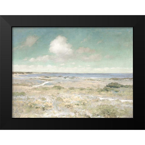 Water View Black Modern Wood Framed Art Print by McKee, Christy