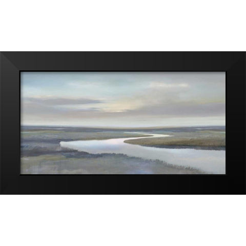 Riverbend IV Black Modern Wood Framed Art Print by McKee, Christy