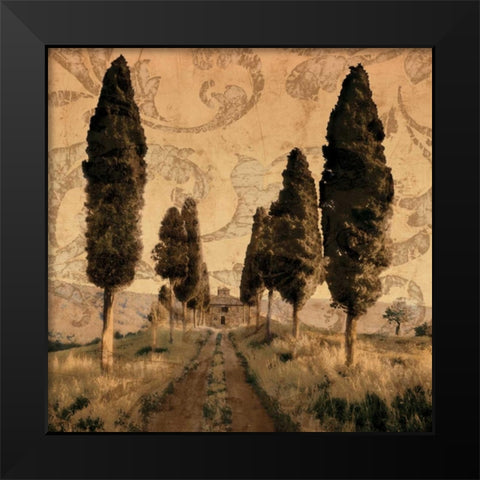 Tuscany I Black Modern Wood Framed Art Print by Floyd, Colin