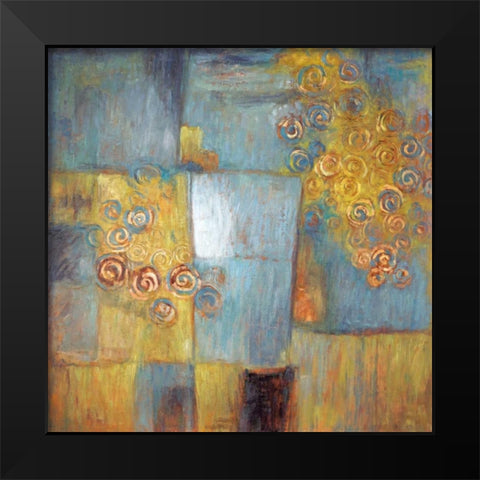 Bona Fide I Black Modern Wood Framed Art Print by Baker, Christina