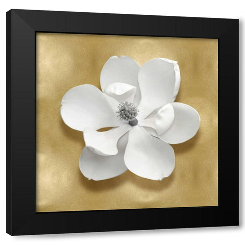 Pure I Black Modern Wood Framed Art Print by Kelly, Caroline