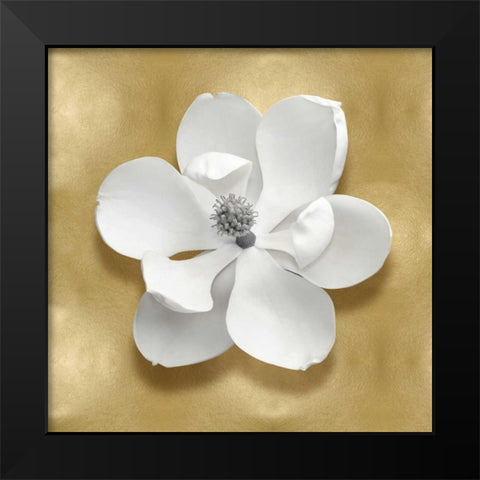 Pure I Black Modern Wood Framed Art Print by Kelly, Caroline