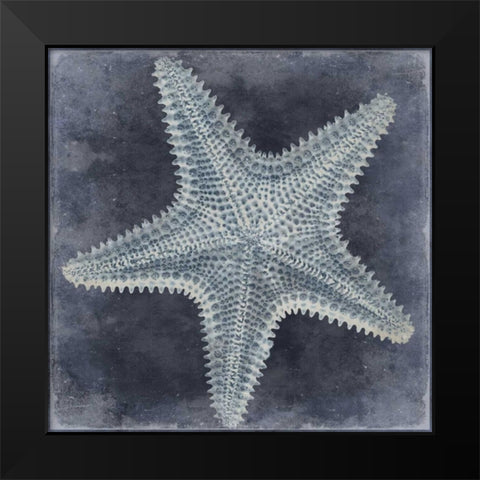 Ocean Blue I Black Modern Wood Framed Art Print by Kelly, Caroline