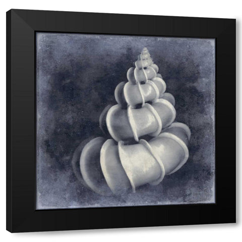 Ocean Blue III Black Modern Wood Framed Art Print by Kelly, Caroline